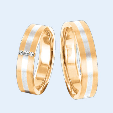 Wedding rings with diamonds 