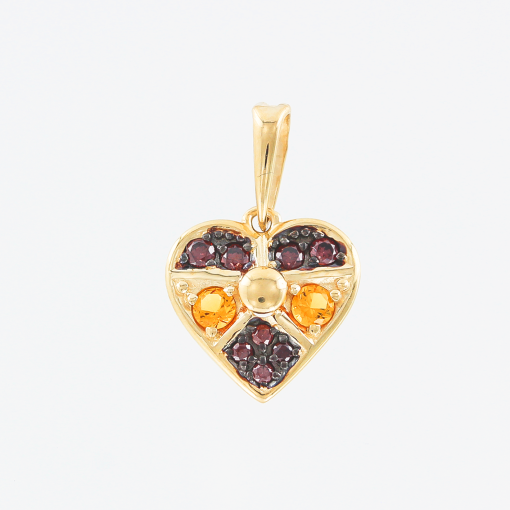 Pendant with zirconia 