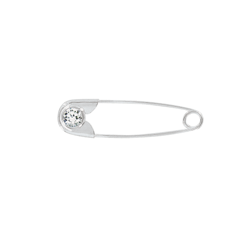 Brooch with zirconia 