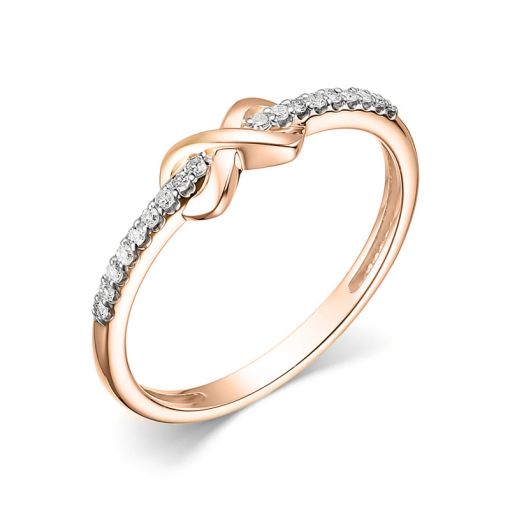 Women's ring with diamonds 