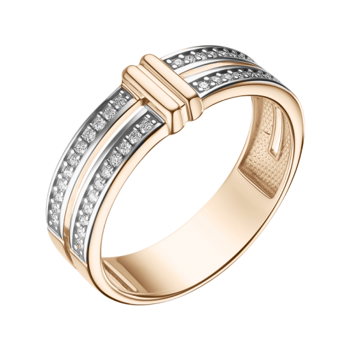 Women's ring with diamonds 
