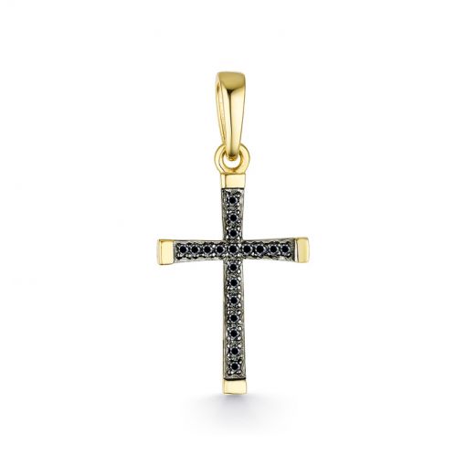 Anhänger – Kreuz mit Brillanten 