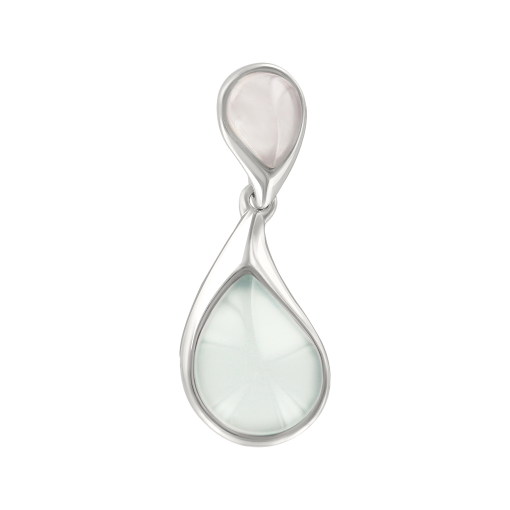 Pendant with quartz and agate 