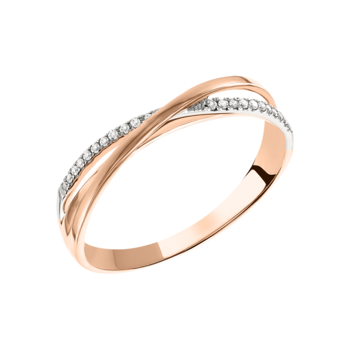 Women's ring with diamonds 