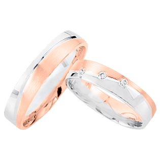 Wedding rings with diamonds 