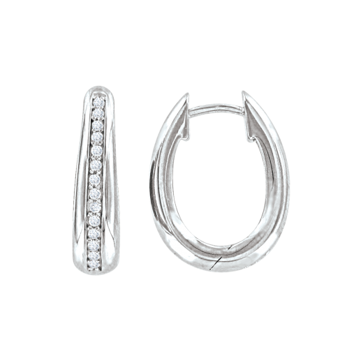 Earrings with zirconia 