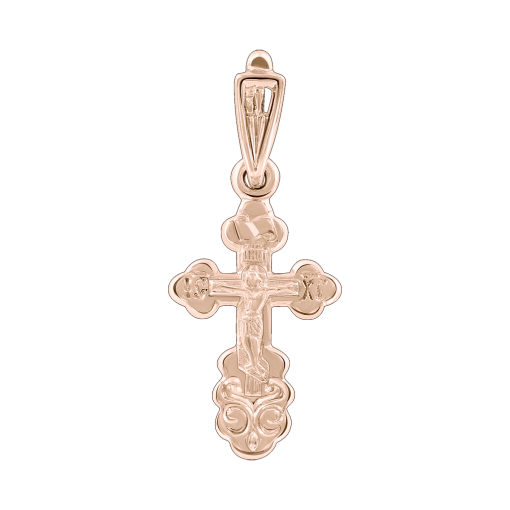 Pendant cross with engraving 