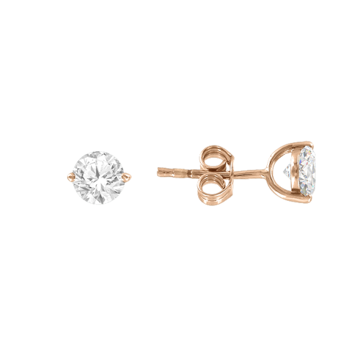 Earrings with zirconia 