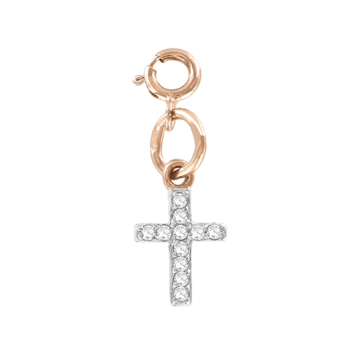 Pendant for bracelet with zirconia 