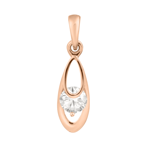 Pendant with zirconia 