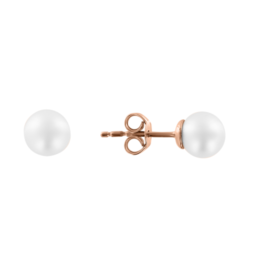 Stud earrings with pearls 