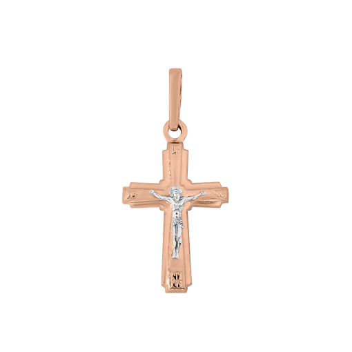 Pendant cross with engraving 