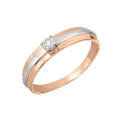 Women's ring with diamonds 