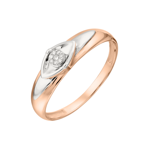 Women's ring with diamonds 
