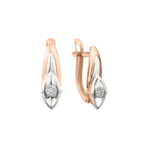 Earrings with diamonds 