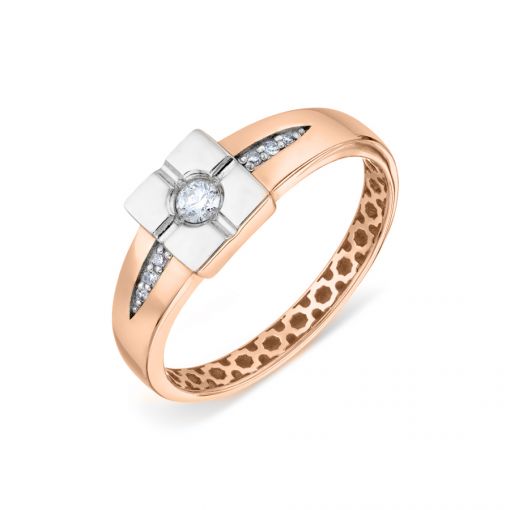 Women's ring with diamonds 