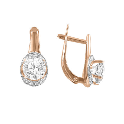 Earrings with zirconia Swarovski 