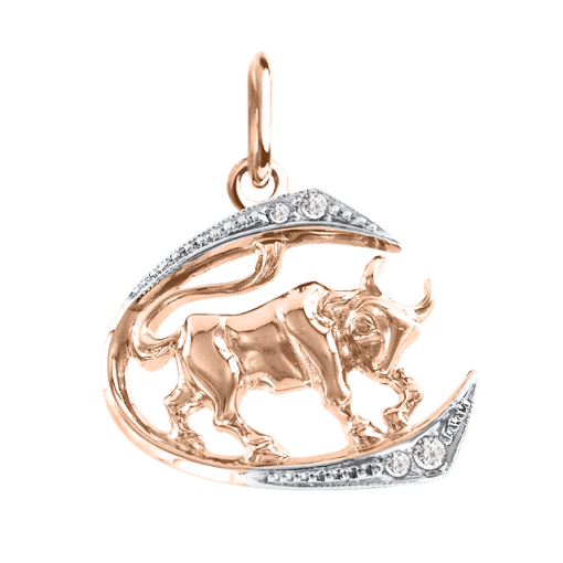 Pendant Zodiac sign Taurus 