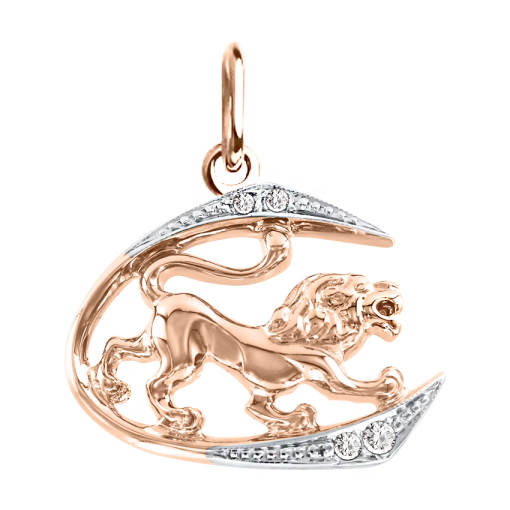 Pendant Zodiac sign Leo 