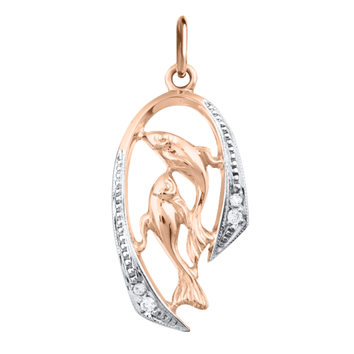 Pendant Zodiac sign Pisces 