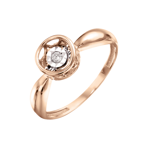 Women's ring with a diamond 