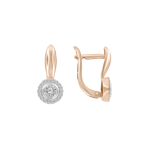 Earrings with diamonds 