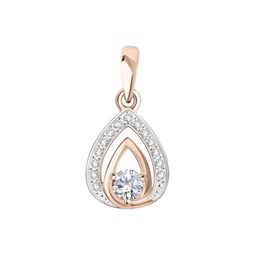 Pendant with zirconia 
