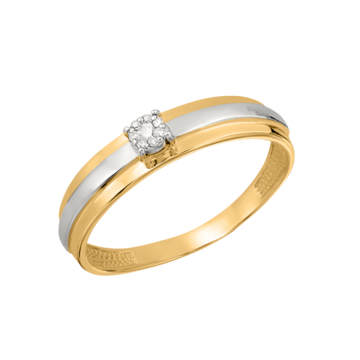 Women's ring with diamonds 