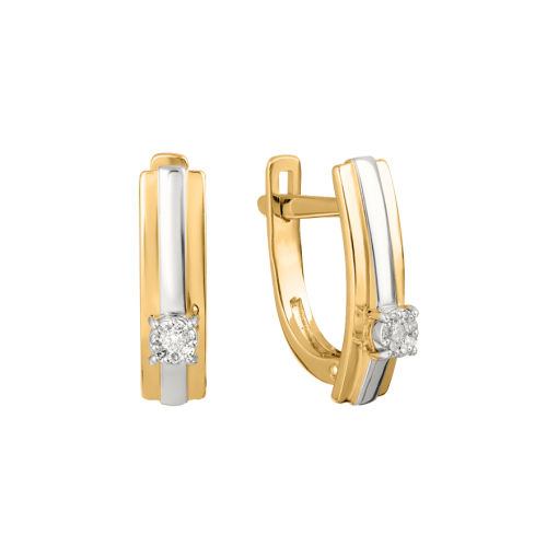 Earrings with diamonds 