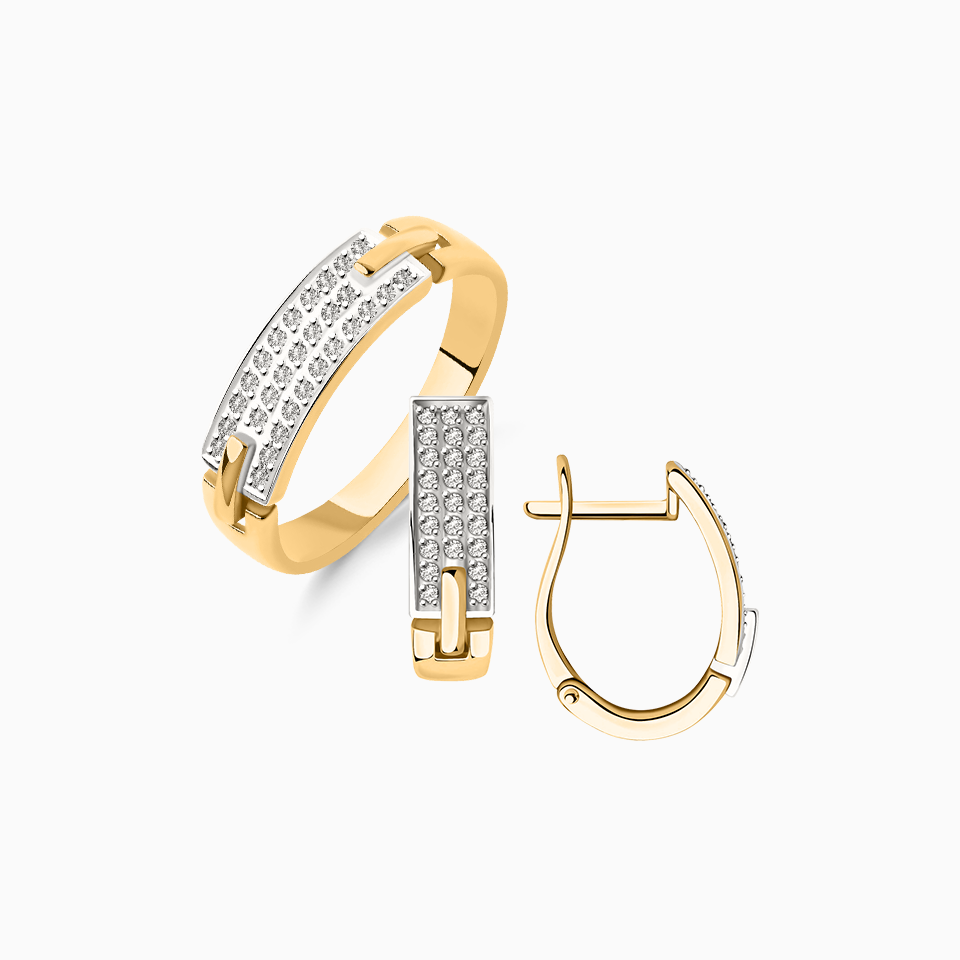 Гарнитуры из жёлтого золота 585