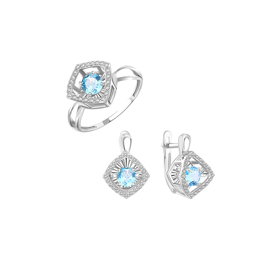 Гарнитуры из белого золота 585