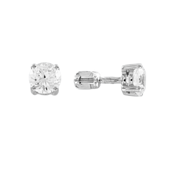 Earrings with zirconia 