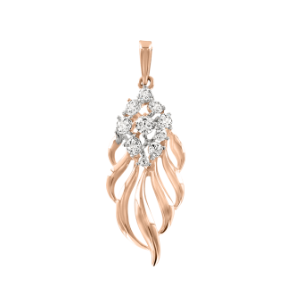 Pendant with zirconia 