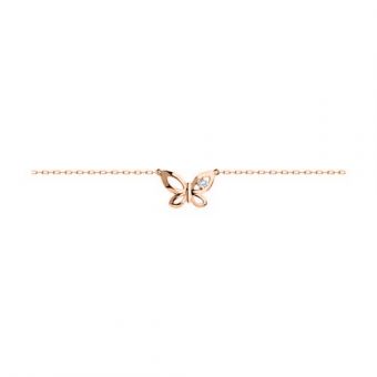 Anklet with zirconia 