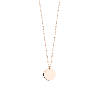 Gold chain with a pendant 