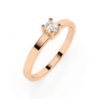 Women's ring with diamond 