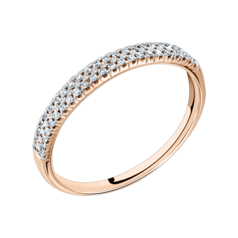 Women's ring with diamonds 