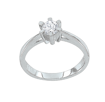 Ladies Ring with zirconia 