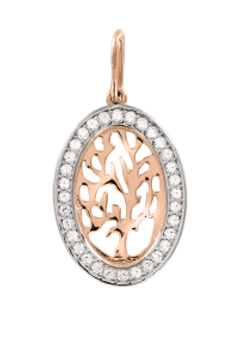 Pendant with zirconia 