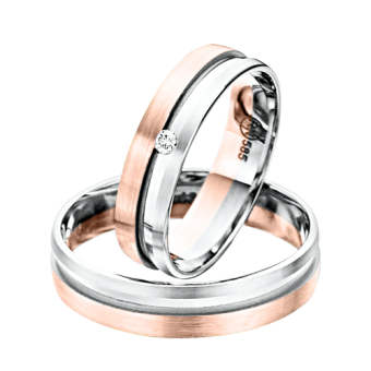 Обручальные кольца с бриллиантом 
