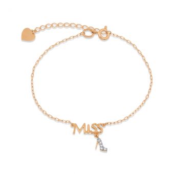 Bracelet with zirconia 