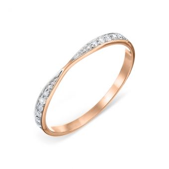 Women's ring with zirconia 