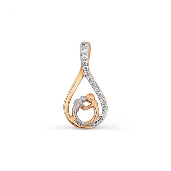 Pendant with zirconia 