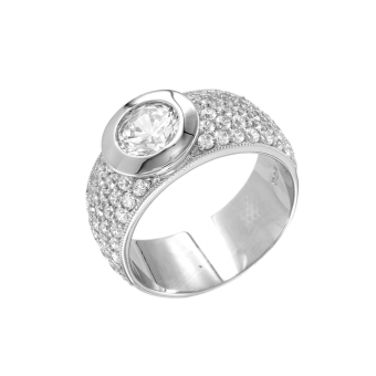 Ladies Ring with zirconia 