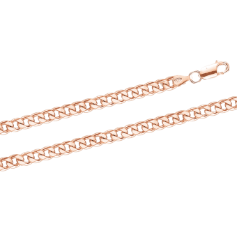 Gold-plated chain and bracelet 55 cm