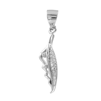 Pendant with zirconia 