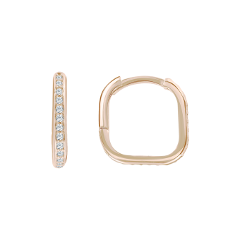 Earrings with zirconia 