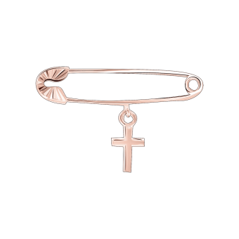Brooch with cross 