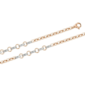 Bracelet with zirconia 