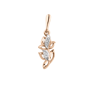 Pendant with zirconia 